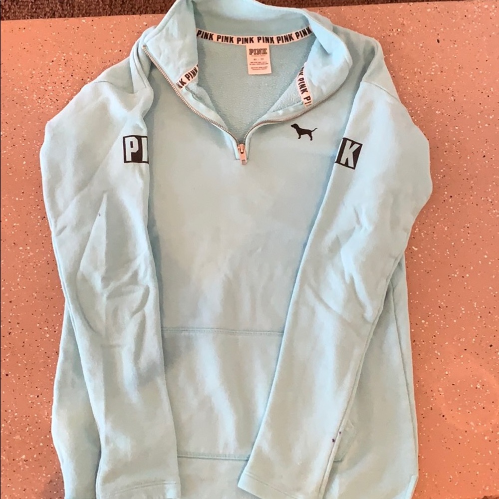 Victoria secret pink half zip.